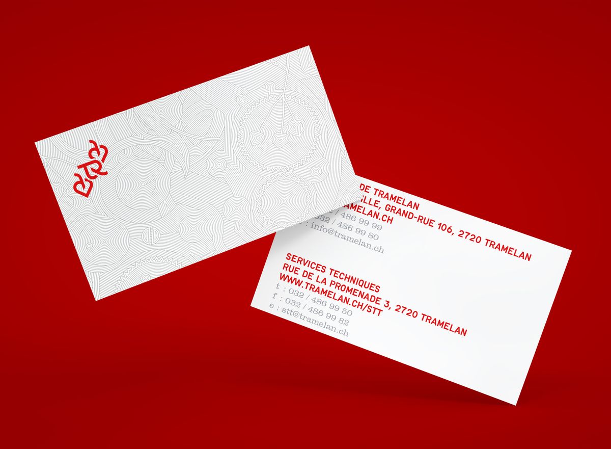 Cartes de visite des services de la Commune de Tramelan