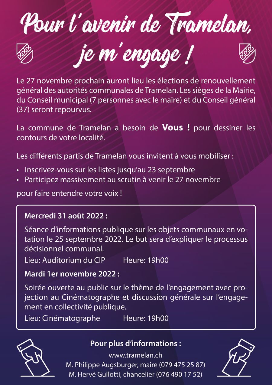 Tout-ménage de sensibilisation aux votations