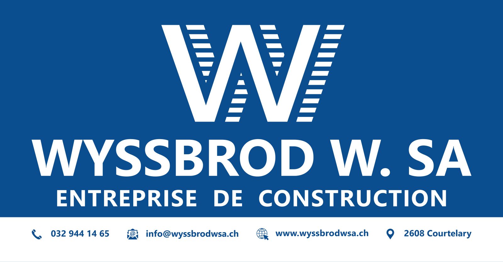 Bâche de chantier de Wyssbrod W. SA