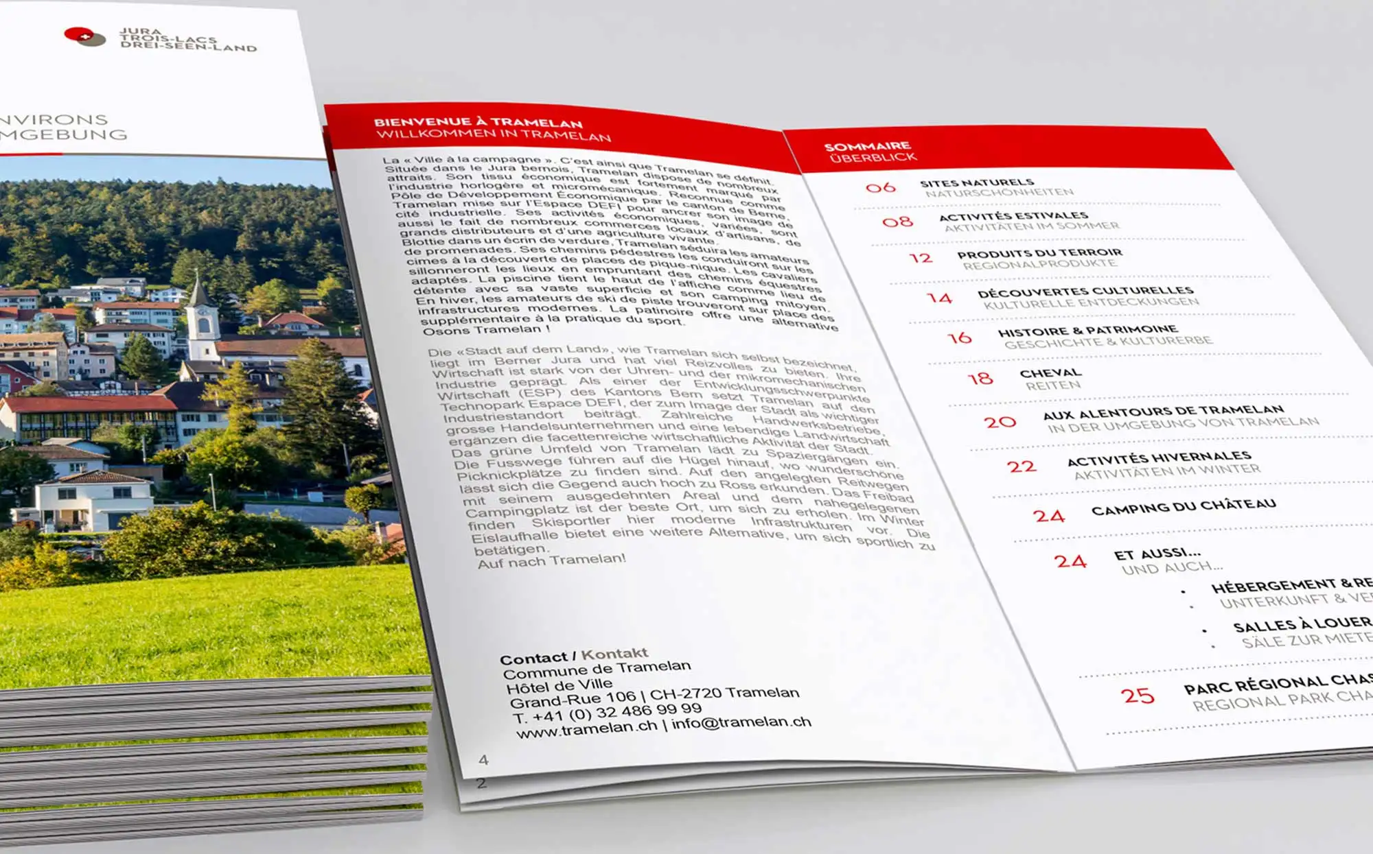 Brochure touristique Tramelan et environs J3L