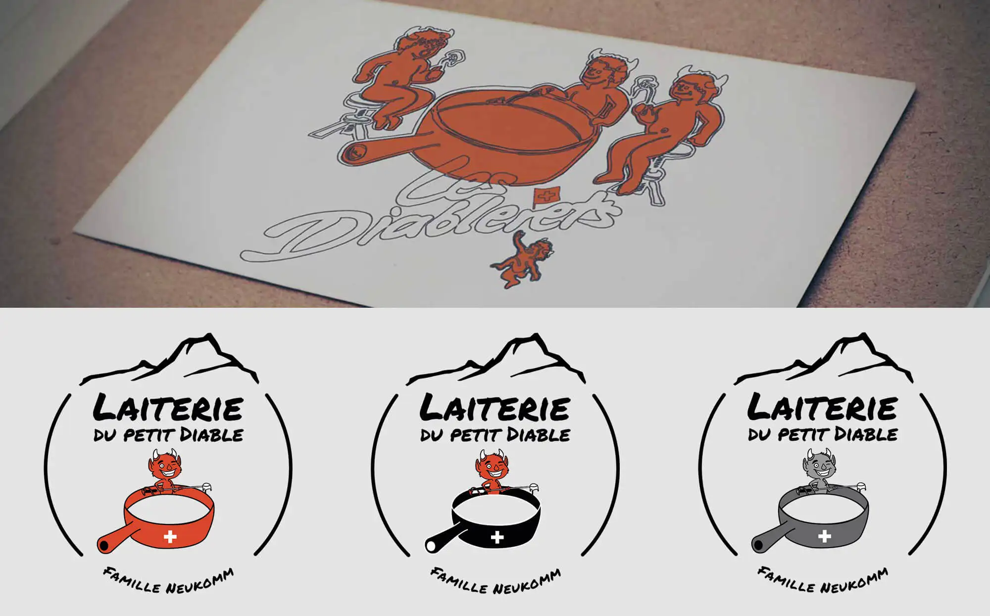 Logo Laiterie du Petit Diable ancien-nouveaux