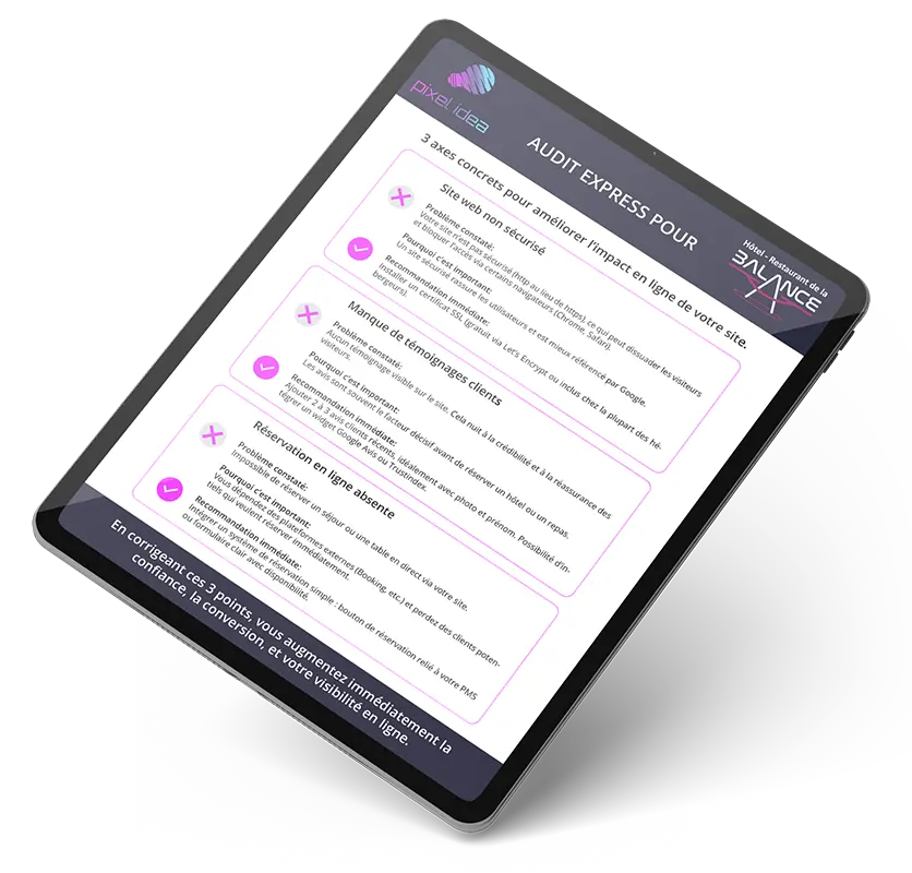 ipad audit gratuit