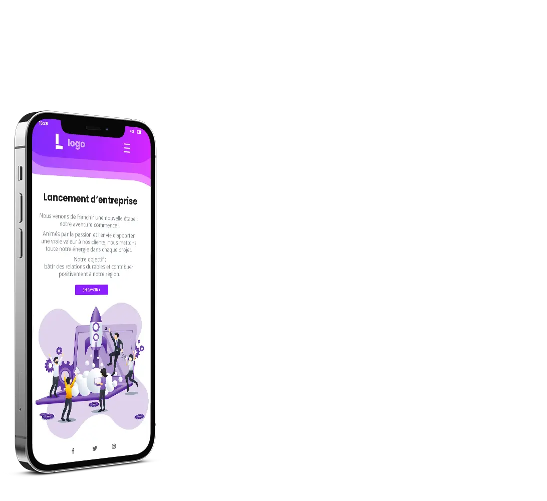Mobile Front View Mockup